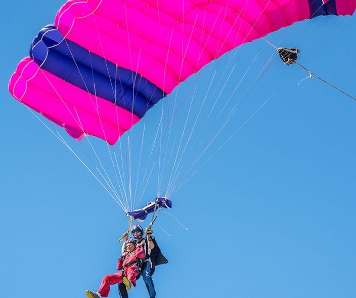 saut en parachute